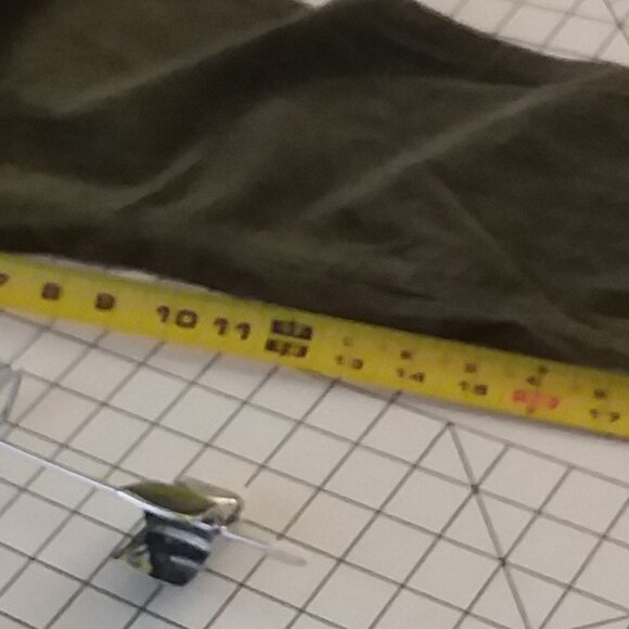 Olive green fine wale corduroy pants - Picture 10 of 13